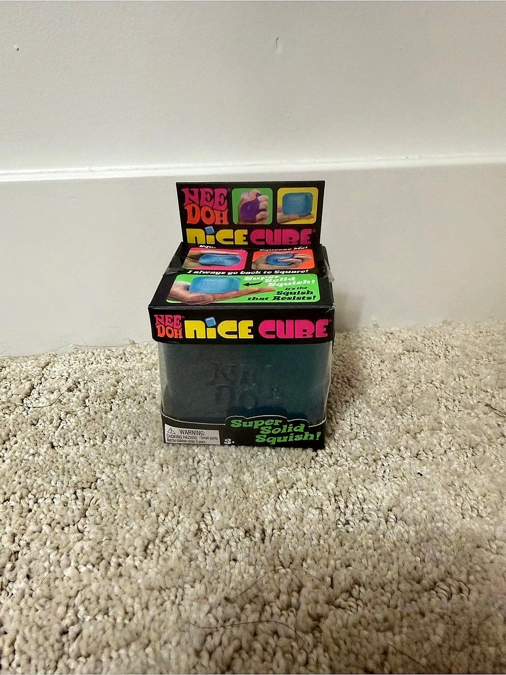 NeeDoh Nice Cube Sensory Fidget Cube Multicolor Like New